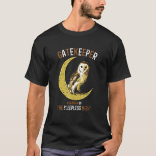 T-shirt Gardien Gardien De La Chouette Nocturne Sleepless 