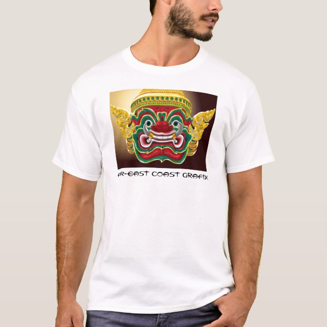 T-shirt Gardien thaïlandais de temple de yaks (Devant)