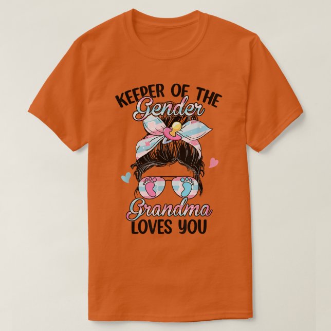 T-shirt Gardienne Du Sexe Grand-Mère Vous Aime Genre Réve (Design devant)