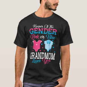 T-shirt Gardienne Rose Ou Bleue Du Genre Grand-Mère Aime Y