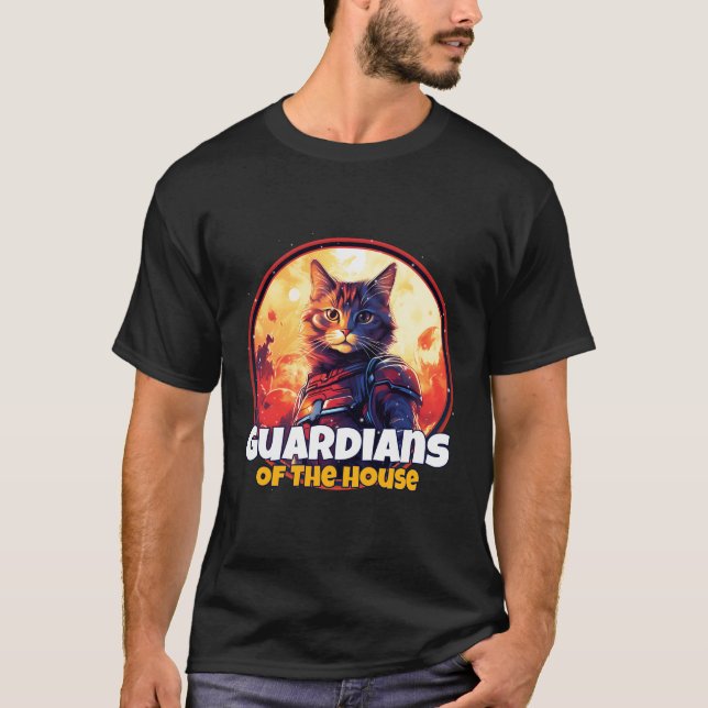 T-shirt Gardiens de la maison Catvengers (Devant)