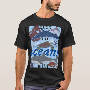 T-shirt Gardons nos océans sauvages