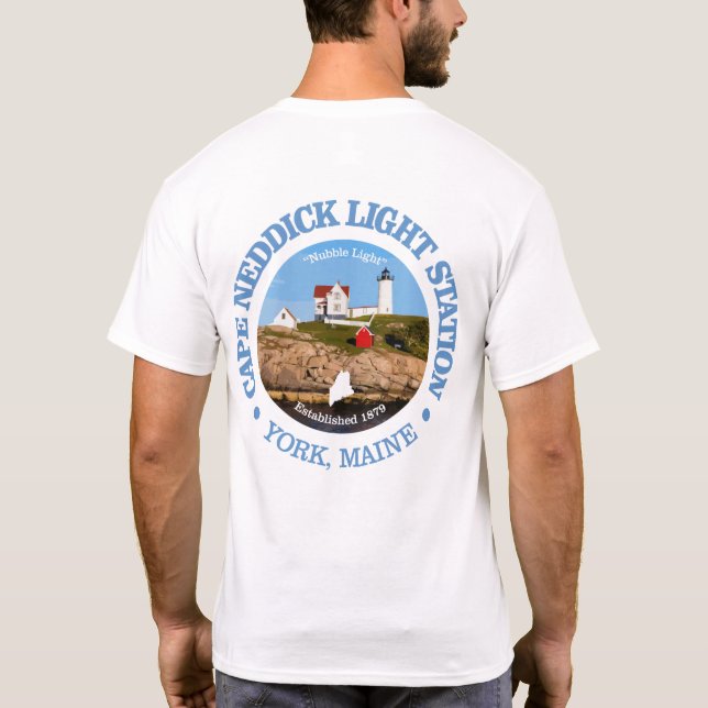 T-shirt Gare de Cape Neddick (Dos)