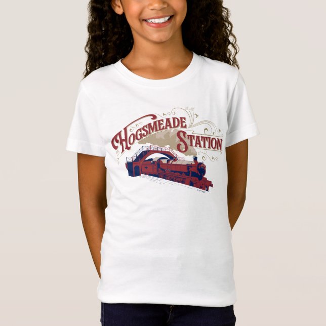 T-Shirt Gare de HOGSMEADE Graphisme Vintage (Devant)