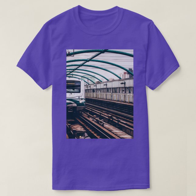 T-shirt Gare Métro Chemins de fer (Design devant)