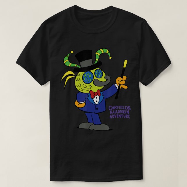 T-shirt Garfield L'Halloween Volant (Design devant)