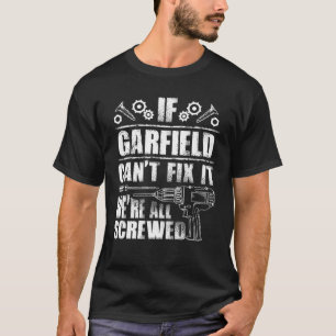 T-shirt GARFIELD Nom Cadeau Fixer Il Drôle Anniversaire P