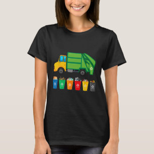 T-shirt Garge Camion Réutiliser Recycle Trash Collector Ea