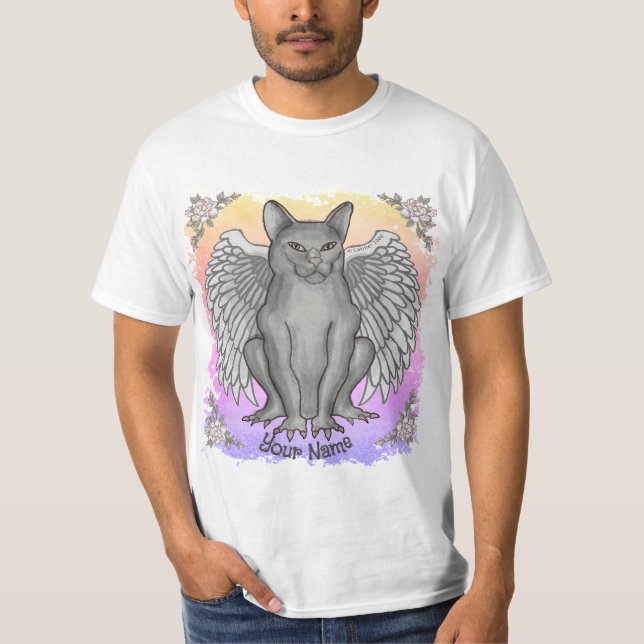T-shirt Gargouille de chat  (Devant)