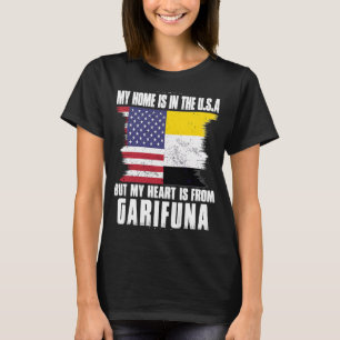 T-shirt Garifuna Patriot Américain Grosse Fier Accueil Coe