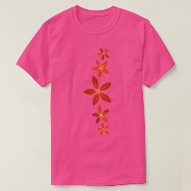 T-shirt Garland de Poinsettia (Design devant)