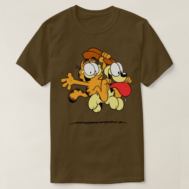 T-shirt Garlfield Lasagna World Tour (Design devant)