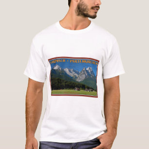 T-shirt Garmisch - le Zugspitze et l'Alpspitze