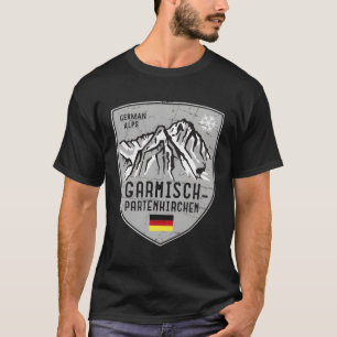 T-shirt Garmisch-Penkirchen Ski Bavière Zugspitze
