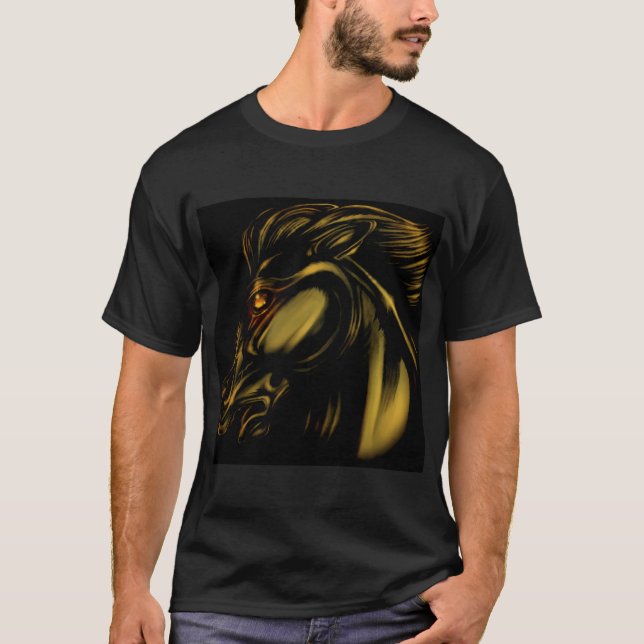 T-shirt Garon en bronze Whited (Devant)