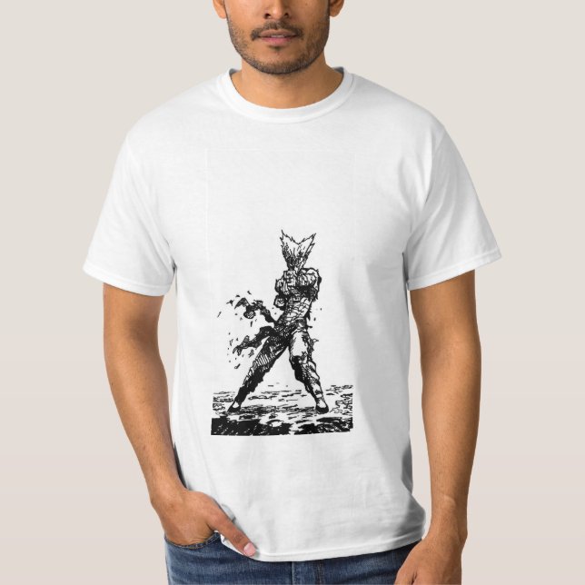 T-shirt Garou, el Cazador de Héroes  (Devant)