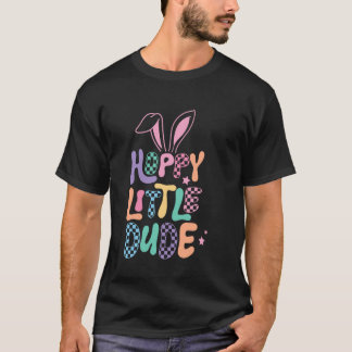 T-shirt Gars à Lapin Joyeuse Fête de Pâques Enfants