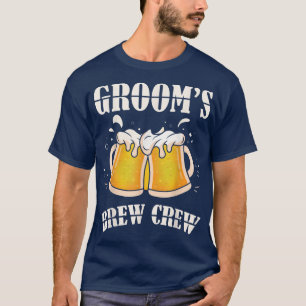 T-shirt Gars Crew Bière Enterrement Vie de Garçon Mariage 