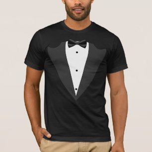 T-shirt Gars d'honneur smoking, témoin noir et blanc