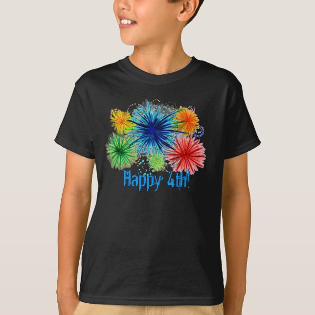 T-shirt Gars happy 4th shirt (Devant)