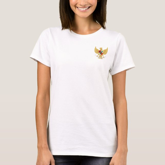 T-shirt Garuda Heartbeat : Sentez le rythme de l'Indonésie (Devant)