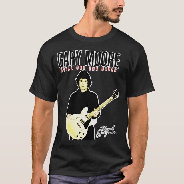 T-SHIRT GARY MOORE A ENCORE LES BLUES (Devant)