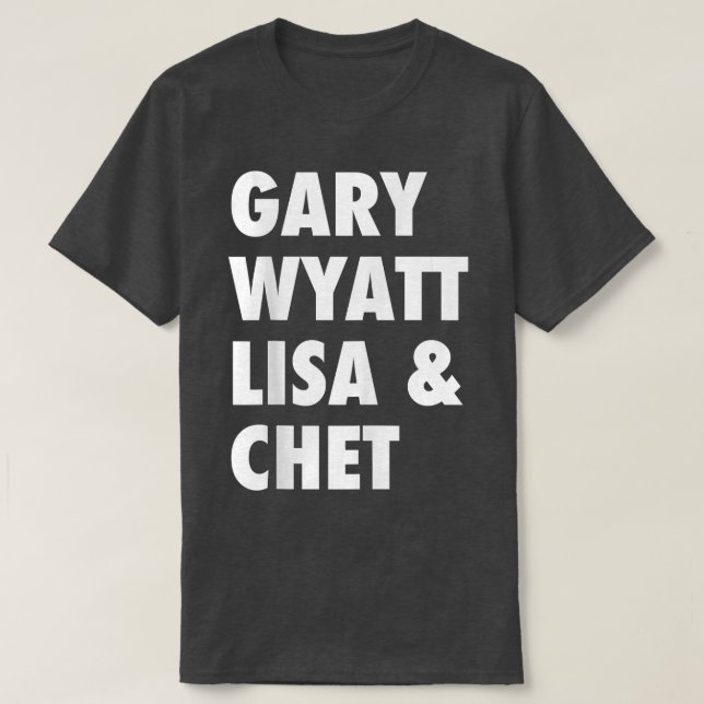 T-shirt Gary Wyatt Lisa & Chet Science (Design devant)