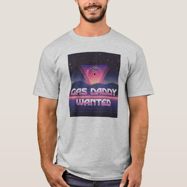 T-shirt Gas Daddy Recherché - Funny 80s Futuristic Retrowa (Devant)