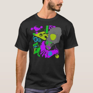 T-shirt Gasmask au néon