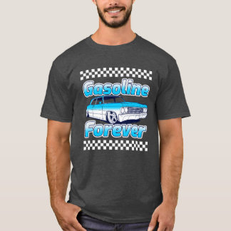 T-shirt Gasoline Forever Classic Car retro