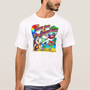 T-shirt Gaspillé loin dans Barkaritaville