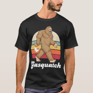 T-shirt Gasquatch Funny Bigfoot Farting Gassy Sasquatch Fa