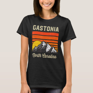T-shirt Gastonia Caroline du Nord Retro City State Vintage