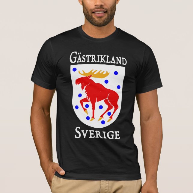 T-shirt Gästrikland, Suède (Sverige) (Devant)