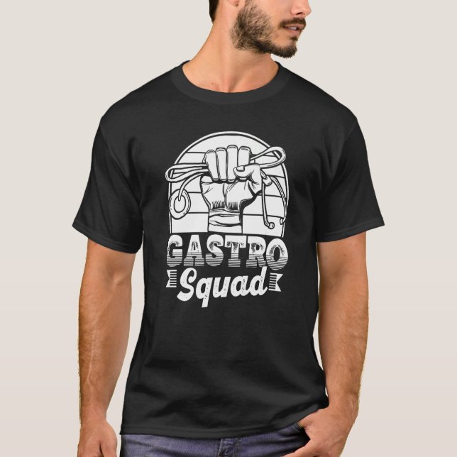 T-shirt Gastro Squad Assistant Médicale Docteur Gastroente (Devant)