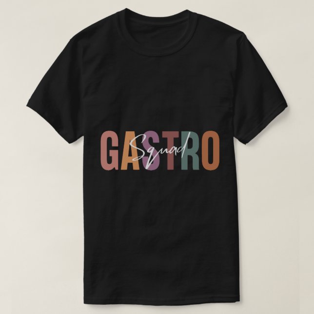 T-shirt Gastro Squad, Gastro-entérologie Cadeau (2) (Design devant)