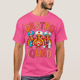 T-shirt Gastro Squad Gastroentérologie Thanksgiving Nurse