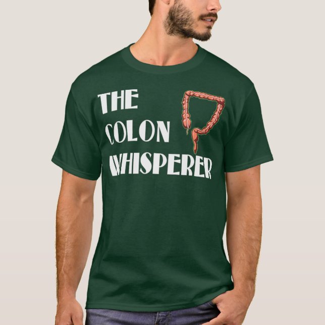 T-shirt Gastroentérologiste de Colon Whisperer (Devant)
