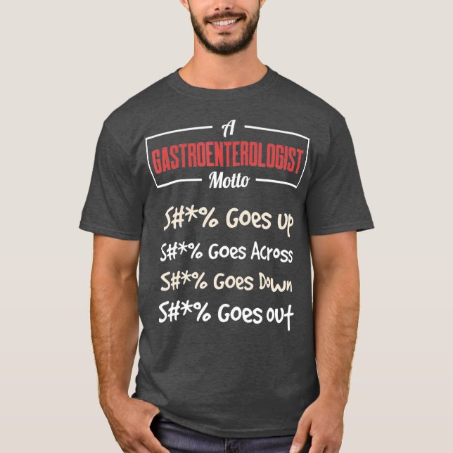 T-shirt Gastroentérologue Down Gastroenterology MD (Devant)