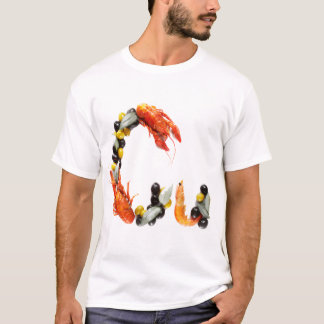 T-shirt Gastronomic Alphabet: C is for Crustacean