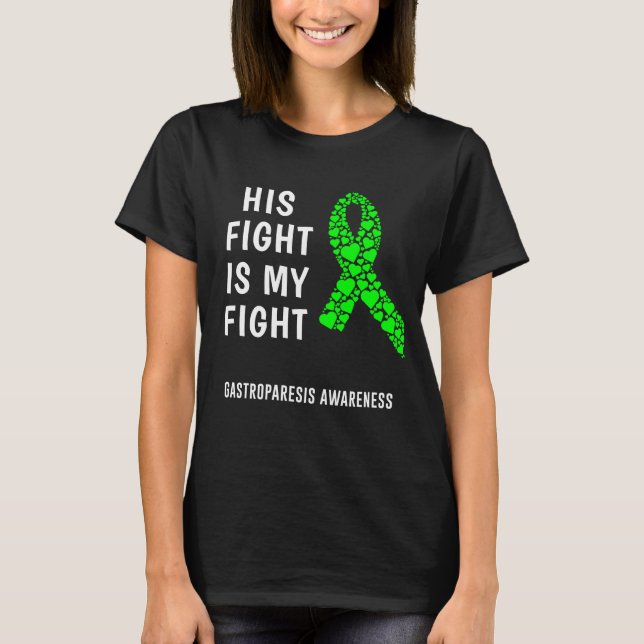 T-shirt Gastroparesis Son Combat Est Mon Combat (Devant)