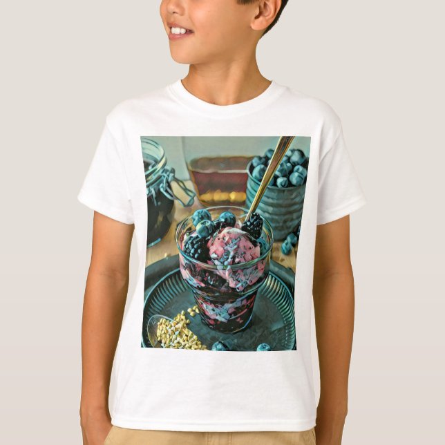 T-shirt Gâteau à la crème glacée aux baies (Devant)