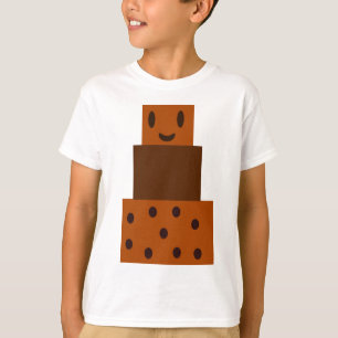 T-shirt Gâteau au chocolat de caricature