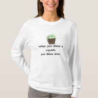 Gâteau au Chocolat et à la Menthe avec Citation