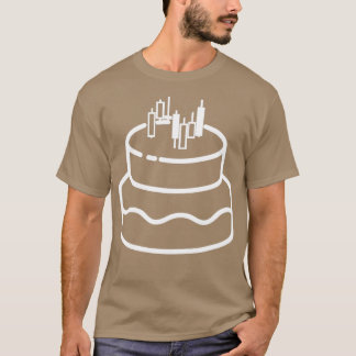 T-shirt Gâteau aux bougies stocks