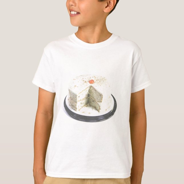 T-shirt Gâteau blanc (Devant)