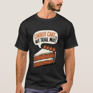 T-shirt Gâteau Carotte Gâteau Carotte, Pas Mélange de Rand