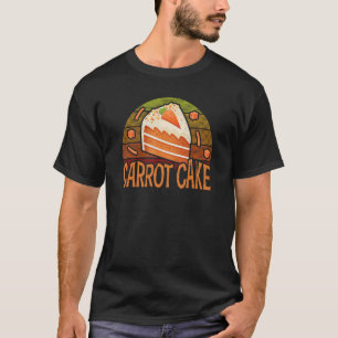T-shirt Gâteau Carotte Rétro Pâtisserie Dessert Pâtissier