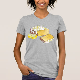 T-shirt Gâteau citron Pound Pâte de gâteau Cuisine britann