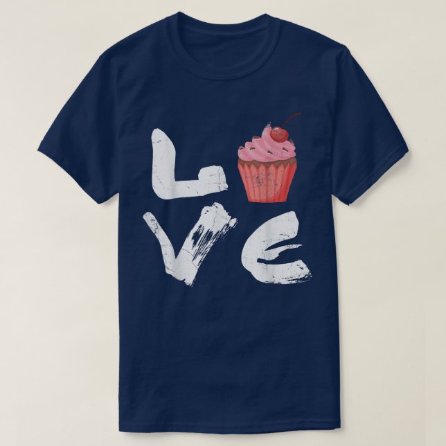T-shirt Gâteau D'Amour Pour Les Ventilateurs De Boulangeri (Design devant)